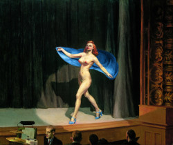 artist-hopper:Girlie Show, 1941, Edward Hopper
