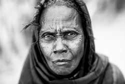 Old Erbore tribe woman, Ethiopia by Eric