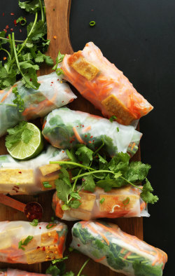 foodopia:  Banh Mi Spring Rolls