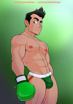 charlietooga:  Little Mac’s big… glove!Little Mac from Punch Out!!, as requested in last month’s request box on my patreon.This set has been available (uncensored, unmarked and in high resolution) for my patrons for a week now. If you also want
