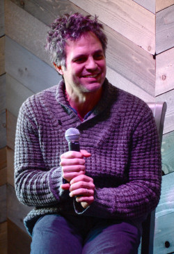 deardarkness:  Mark Ruffalo attends The Haus Chat at Sundance Festival, January 17, 2014  This man is just too cute. I want to keep him. 