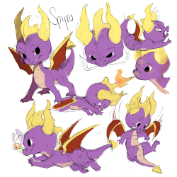 ladie-bug:Spyro doodles. It would be nice to play a new Spyro game with other dragons Spyro’s age included.  It would be nice to play a new spyro game where spyro is an adult and they make it brutal as fuck.
