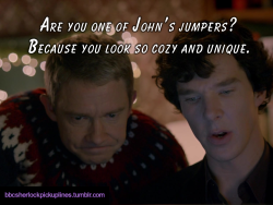 &ldquo;Are you one of John&rsquo;s jumpers? Because you look so cozy and unique.&rdquo;