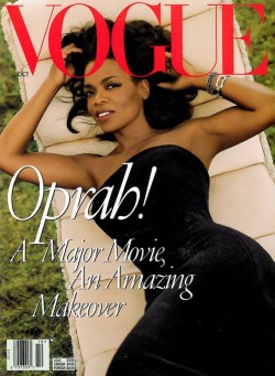 vintagewoc: Oprah Winfrey by Steven Meisel on the cover of US Vogue (October 1998)