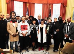 jaiking:  jasnacole: Dj Khaled, Chance The Rapper, Janelle Monáe, J. Cole, Alicia Keys &amp; many more visit President Barack Obama at the White House today.  Follow me at http://jaiking.tumblr.com/ You’ll be glad you did.