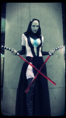 kissmyasajj:  savingthrowvssexy:  Anna Von Winter as Asajj Ventress  I’ll Reblog myself every time I come across my own dash ;P Also, the notes y’all are leaving on this set make me wanna cry with happiness. Thank you 