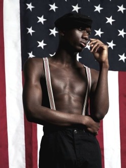 black-boys:  &ldquo;American his Story&rdquo;  Fredriqe Wills ( chasemodeslny) by Brandon Haynes  #America the Beautiful
