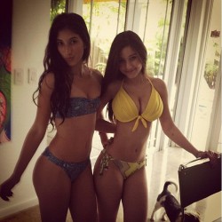 My two sisters. I love them both, but one doesn&rsquo;t know that I just blew my load down the other one&rsquo;s throat in the bathroom. I didn&rsquo;t even ask her to take off her yellow bikini.