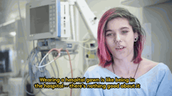 chronically-something:  refinery29:  If you’re healthy you probably don’t realize how demoralizing it is to spend all day in a hospital gown But now a new collaboration is designing fashionable hospital gowns to encourage sick teens that they’re