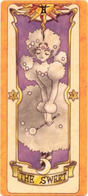 levicorpus12:  The clow card (CCSakura) and their respective Senshi &lt;3 The Sweet - Usagi Tsukino The Watery - Ami Mizuno The Firey - Rei Hino The Thunder - Makoto Kino The Light - Minako Aino