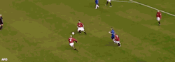 afootballobserver:  Manchester United 2-0 Birmingham City [Premier League] 28/12/2002  David Beckham 73’ (Assist: Juan Sebastian Veron)