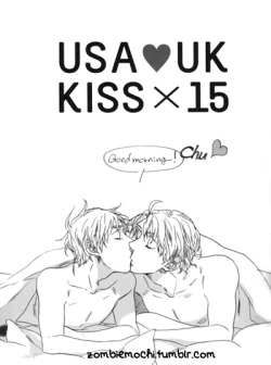 usuk-a-day:  Kiss x 15 by Bliss 