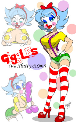 aeolusxxx:  Giggles the slutty clown A new OC I’m trying out that I hope to do more of in the future.
