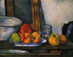 impressionism-art-blog: Still life with open drawer by Paul Cezanne Size: 33x41 cmMedium: oil on canvas