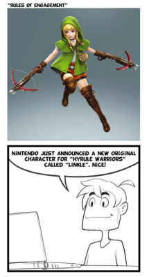 makeitstoopid:  so the two biggest things to come out from the latest Nintendo Direct were Linkle in “Hyrule Warriors” and Cloud being in “Smash Brothers. Linkle looks nice but i wonder if they’ll add it to the WiiU version. now Cloud on Smash