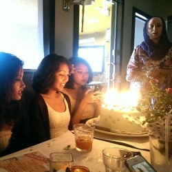 Thank you for a lovely day. It was special. Happy birthday again, Sarah. (at Dominique’s Kitchen, Redondo Beach)