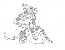 st-kisai:  This gal is an old DnD Kobold