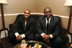 blackfashion:  Before Kanye West proposed to [redacted] on Monday night, he honored and presented ”12 Years A Slave” director Steve McQueen with the Breakout Director Award.  “I’ve always admired Steve’s work, one of the things I loved was