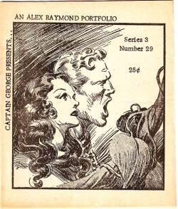 Illustration of Flash Gordon and Dale Arden from the Alex Raymond Portfolio, 1969.