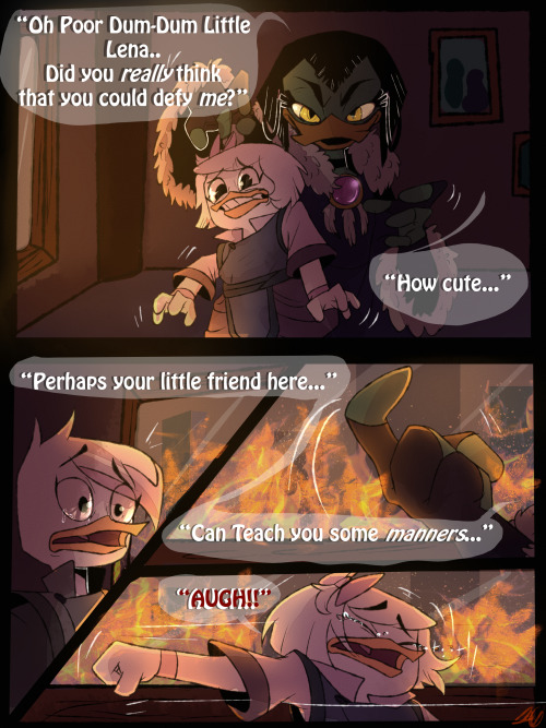 jen-iii: So here’s that REALLY angsty DT/ATLA comic I said I was doin! We went pretty ham in the You Beautiful Idiot discord server with this AU, like we got legit 4 Books plotted out it’s insane! This particular scenes context is that Magica is a