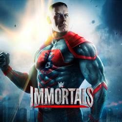 Stuff from WWE and Netherealm&rsquo;s upcoming mobile game WWE Immortals. Cena is seriously wearing some kinda New 52 Superman type of costume&hellip; At least they remembered that one Bella is bigger than the other.