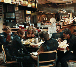 lifeywifey:  marguerite26:  capt-james-t-kirk:  supernaturalfan1:  underthestarssofaraway:  captainmatsuoka: I like how everyone seems like they’re dead tired and Thor’s just there going&lsquo;om nom nom this is a shawarma nom nom nom&rsquo;  Notice
