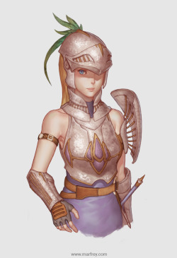 Female Knight by Marfrey 