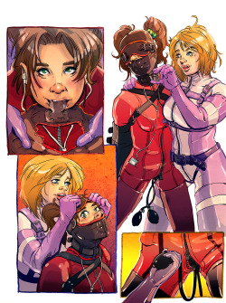 trade-credit:  Amy &amp; JoBeth,  commission of characters created by aidenke. http://aidenke.deviantart.com/ 