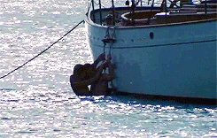 questionsandacts:  Have sex in the water on the side of a boat.