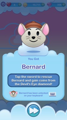 Aww, they’re doing a Rescuers event in Disney Emoji Blitz!
