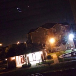 vulturesintrees:  anythingufo:  Mass UFO Sightings Over Houston Reports of UFO sightings all over Houston, Texas took the social media by storm a few nights ago with pictures if a circular UFO popping up all over Twitter. People from all over the city