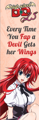 unlimited–sexy–works:  Lol look at Funimation’s ad for High School DxD.  Help Rias get her wings! Download my sexy High School DxD hentai collection today: http://bit.ly/HighSchoolDxDCollection 