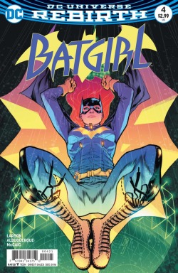 (I love Francis Manapul art)Batgirl is still (at least for me) the weakest title on Rebirth, she is in asia, doing what Robin did in 1991But at least Robin went to Asia to become&hellip; Robin! and he trained with some top notch fighter (Lady Shiva for