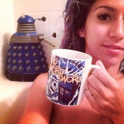 heyitsapril:  Someday, I’ll own ALL the Doctor Who coffee mugs! Thanks for this one, @titanmerch!