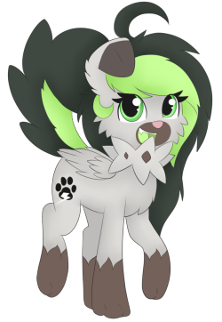 askbreejetpaw: Rockruff Bree ! First drawing of Bree’s halloween costume this year.. She’s a Rockruff from Pokemon :v   &lt;3!