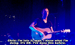 coldplayt:  Coldplay’s Chris Martin interrupts ‘Til Kingdom Come for a yelling..  