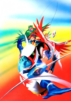 davescomics:  In anticipation of the new Gatchaman Movie, here’s the awesome “Battle of the Planets&ldquo; covers by Alex Ross. Source: Battle of the Planets Artbook - Alex Ross (2004) Top Cow
