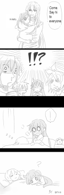 yurimustache:  Source: http://www.pixiv.net/member_illust.php?mode=manga_big&amp;illust_id=36103366&amp;page=73 Translated by me, therefore might not be 100% accurate.  Miku’s worries. xD 