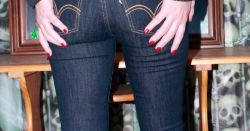 Just Pinned to Jeans - Mostly Levis: Woman in Levis jeans - before a good spanking ;-)  Visit my &ldquo;Girls in Jeans&rdquo; blog here: http://ift.tt/2arY9AG http://ift.tt/2fJdzTZ