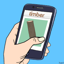 jimmyfungus:  tastefullyoffensive:   A new app for lumbersexuals. (by Dan Meth)  lumberjack, 