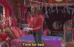 giphy:  Same Routine Every Night