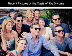 tastefullyoffensive:  Recent Pictures of the Casts of 90s Sitcoms [x]Related: Floor Plans of Famous TV Apartments 