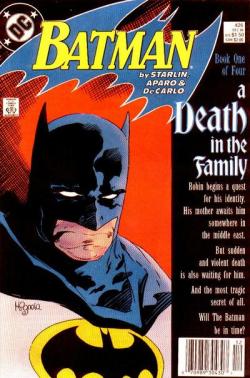 mundensbar:  xcyclopswasrightx:   Batman 426-430 A Death in the Family Covers by Mike Mignola   The fans voted… Jason Todd? FUCK Jason Todd! 