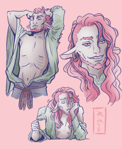 drawingisfornerds:  Hey can someone tell Taliesin to stop making all these hot boys, my weak gay little heart can’t take it.And by stop I mean never stop do please keep up the good work.Do not steal. Do not repost. (reblogs fine)