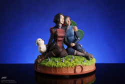 bryankonietzko: Remember way back at the end of 2015 when I said I drew a thing for a thing? Well, that thing is finally *almost* done. The fine folks at Mondo approached us back then about doing a Korrasami statue, and sent over a 2D concept by Eric