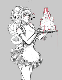 Pastry girl sketch before sleeping! &lt;3Follow/support me on Patreon! ^_^