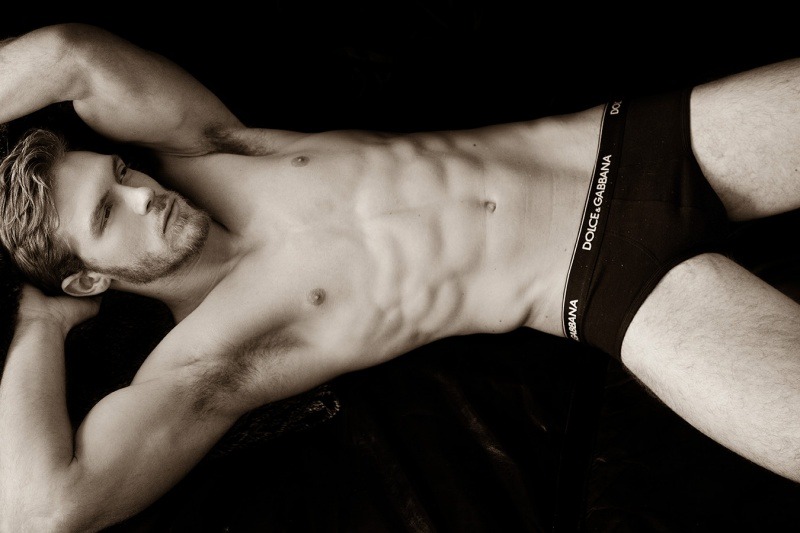 hotfacedescort:  Holy crap !  Another Male Model I can obsess over….Josh Biddle…fucking