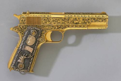 Not to everyone&rsquo;s taste, perhaps, but one of our favourite handguns ever was that owned by Fidel Castro. A friend of his, engraver John Ek, offered to goldplate his 1958 .34 caliber Colt handgun with spectacular results. The following Bay of Pigs