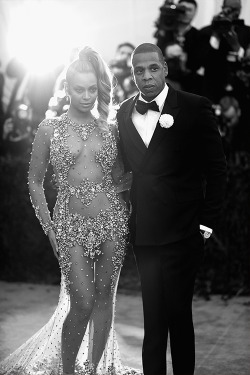 beyoncefashionstyle:    Beyoncé and Jay Z at the 2015 Met Ball in NYC.   
