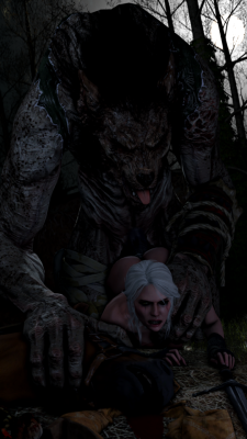 perpetualabyss: Slaying that werewolf proved far more difficult than Ciri expected… Credit to Ganonmaster, Horsey &amp; ohgodzilla Image Link To those that may have seen an earlier post of mine, my apologies. I was venting my frustrations in the wrong